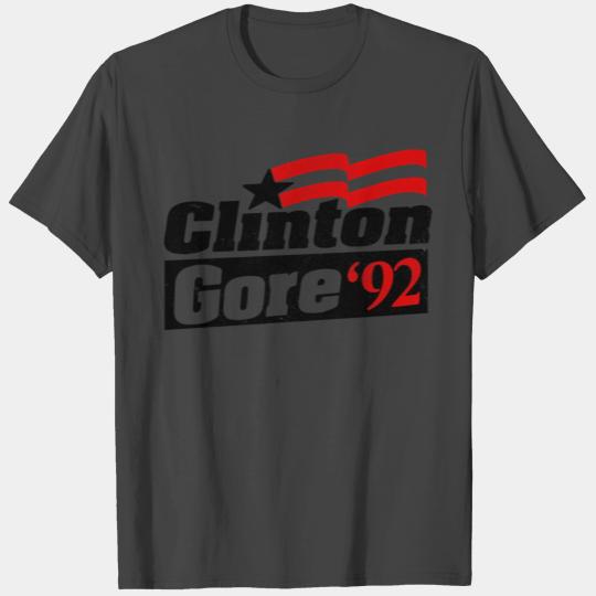 Clinton Gore '92 Bill Clinton President T Shirts