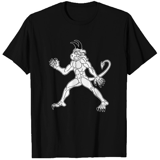 White Demon Creature T Shirts