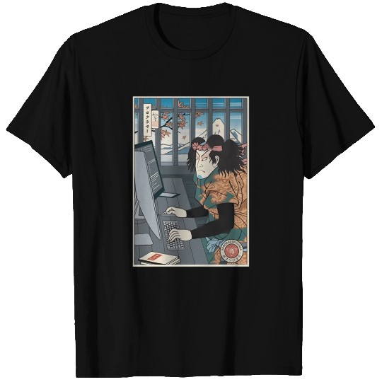 Samurai Programmer 3 Samurai Computer Samurai Pc T Shirts