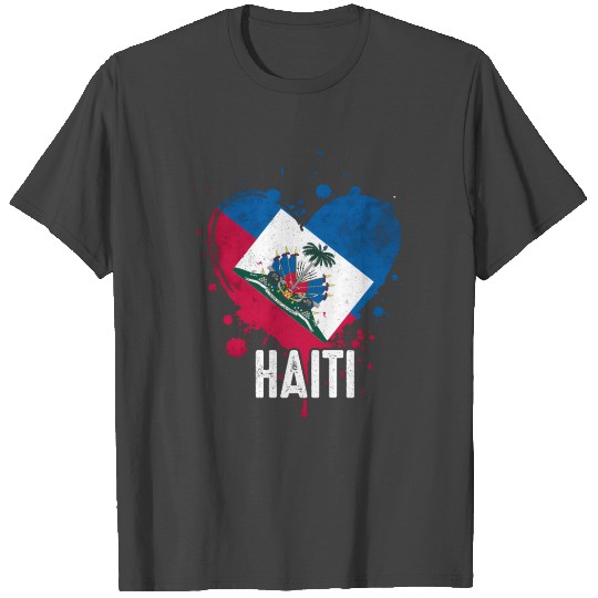 Haitian Vacation Haiti Flag T Shirts
