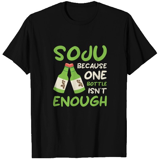 Soju Korean Wine Drink Korea T Shirts