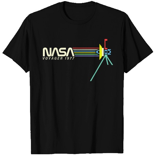 Retro Nasa Voyager Spacecraft Space Exploration T Shirts