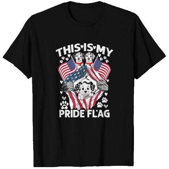 Dalmatian Pride Flag T Shirts