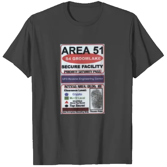Area 51 Reverse Engineering Pass T Shirts