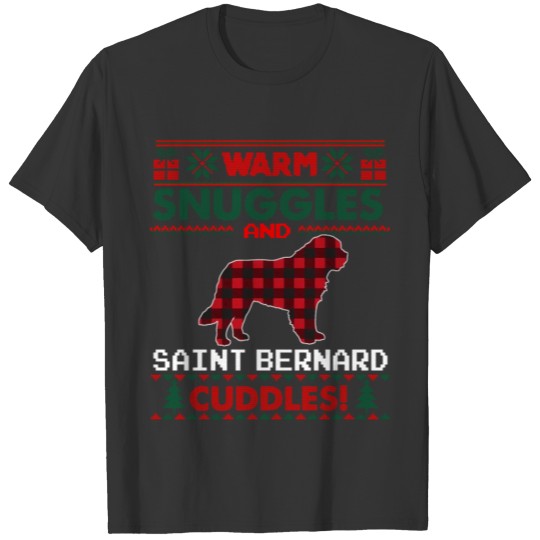 Saint Bernard Pajama Ugly T Shirts