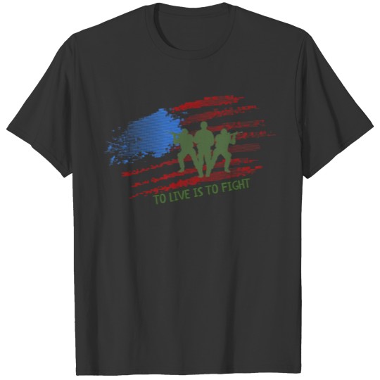 Military, Patriotic, USA, Fighting, 4th of july T Shirts