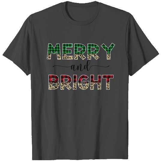Merry and Bright Christmas T Shirts