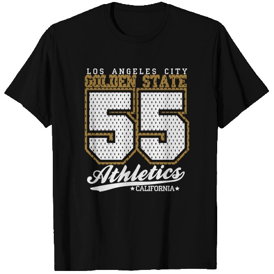Los Angeles City Golden State 55 Athletic T Shirts
