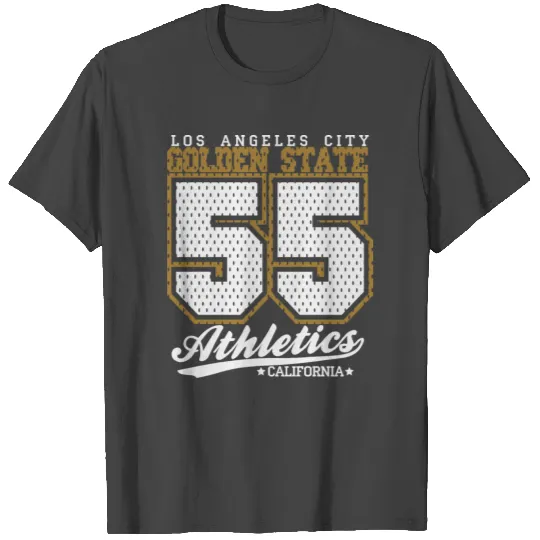 Los Angeles City Golden State 55 Athletic T Shirts