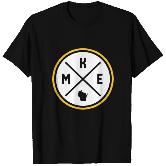 Milwaukee Circle Patch Yellow T Shirts