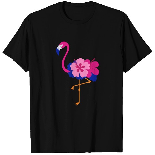 Flower Flamingo T Shirts
