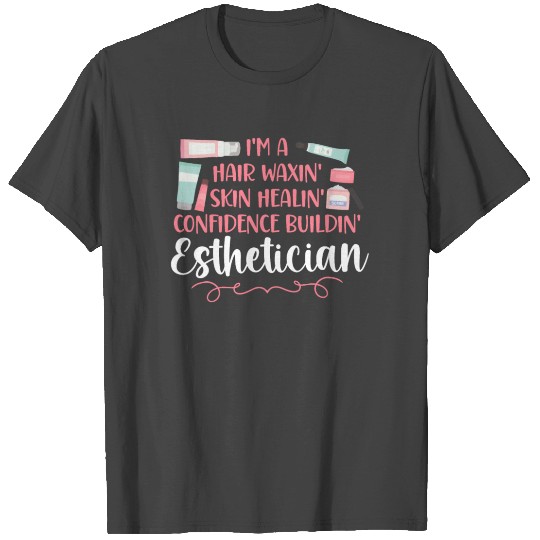 Cute Licensed Esthetician Skincare T Shirts
