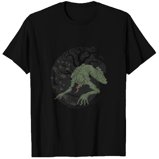 Scary horror monster Halloween creepy Trick T Shirts