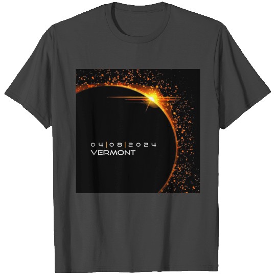 Vermont 2024 Eclipse Cool Souvenir Memento April 8 T Shirts