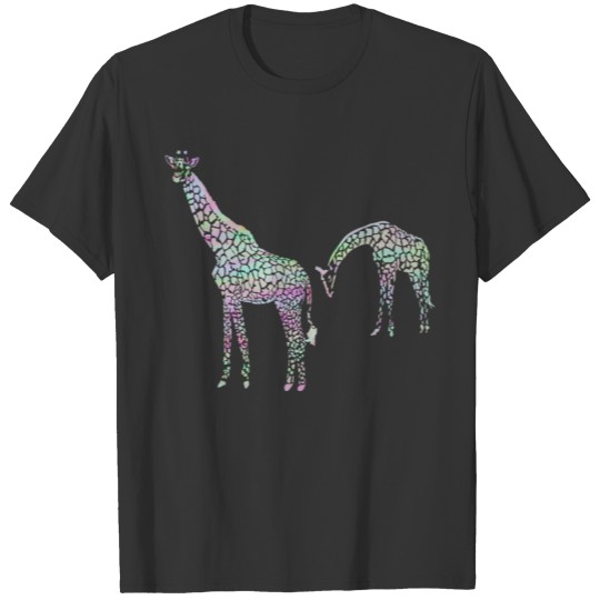MixatMad Giraffe Colorful T Shirts