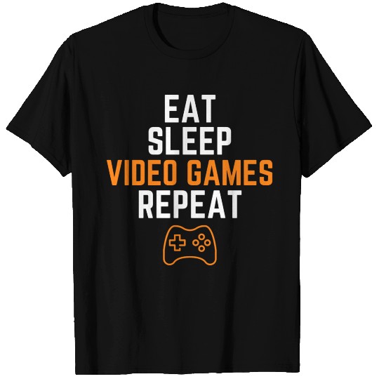Eat Sleep Video Games Repeat T Shirts