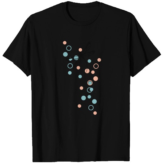 Dragonfly and dots T Shirts