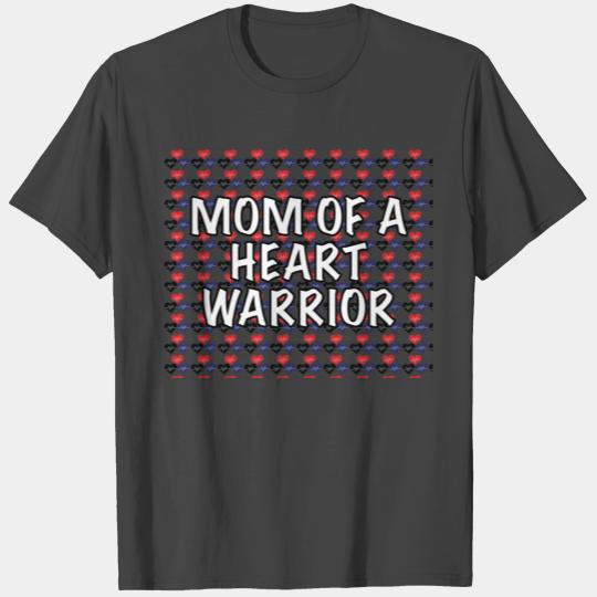 Mom of a Heart Warrior girl T Shirts