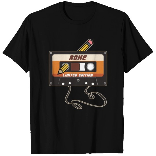 Rome Limited Edition Cassette Tape Vintage Style T Shirts