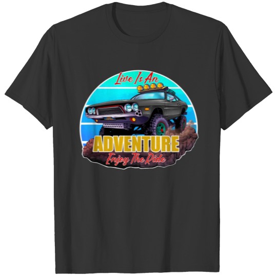 Black Offroad Black Car with quote 4 T Shirts