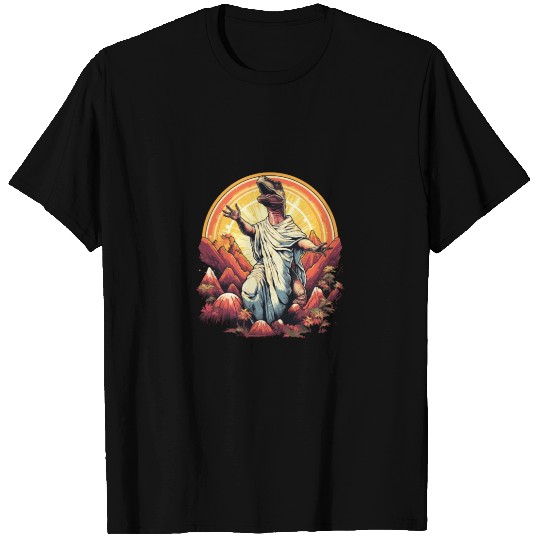Jurassic Jesus: Divine Dinosaur T Shirts