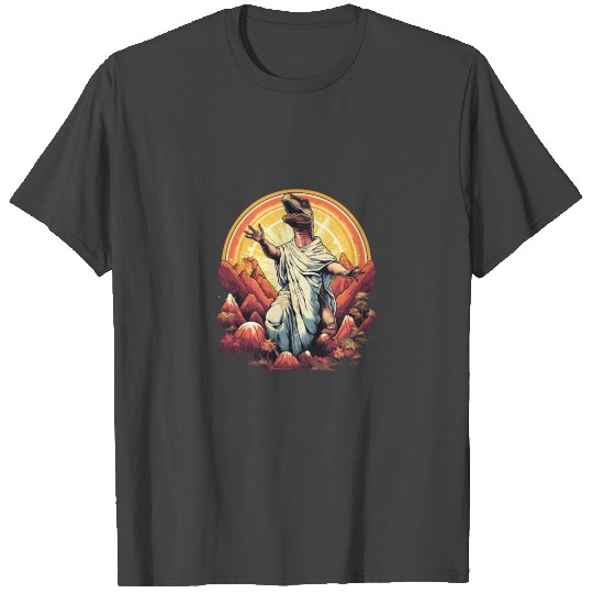 Jurassic Jesus: Divine Dinosaur T Shirts