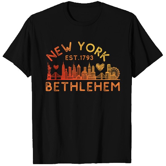 Bethlehem New York Established 1793 Home Town T Shirts