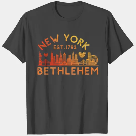Bethlehem New York Established 1793 Home Town T Shirts