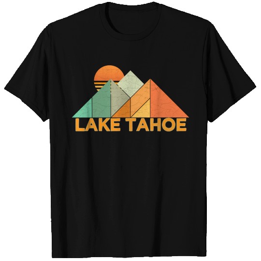 Lake Tahoe -Distressed T Shirts