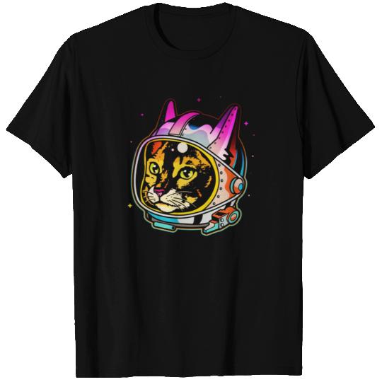 Astro Cat Graphic T Shirts