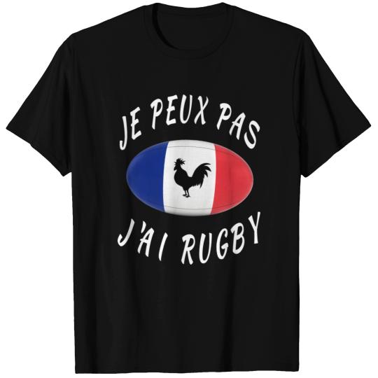 Je Peux Pas J ai Rugby France Rugby Cadeau T Shirts