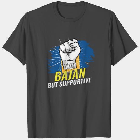 Not Bajan But Supportive Barbados Flag Country T Shirts