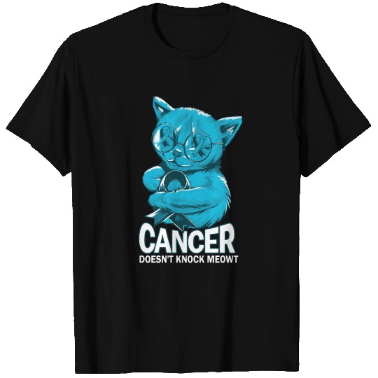 Cancer Doesn't Knock Prostate Cancer T Shirts