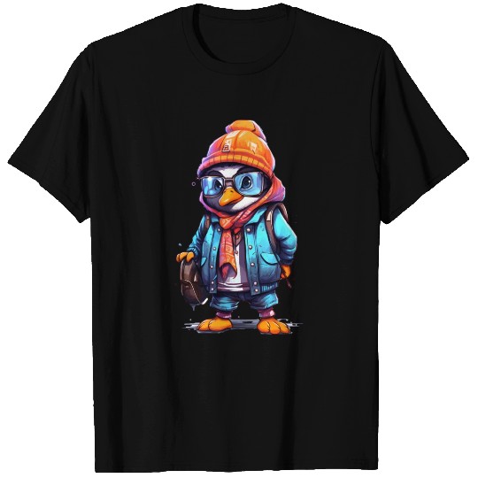 Cute Penguin Cartoon T Shirts