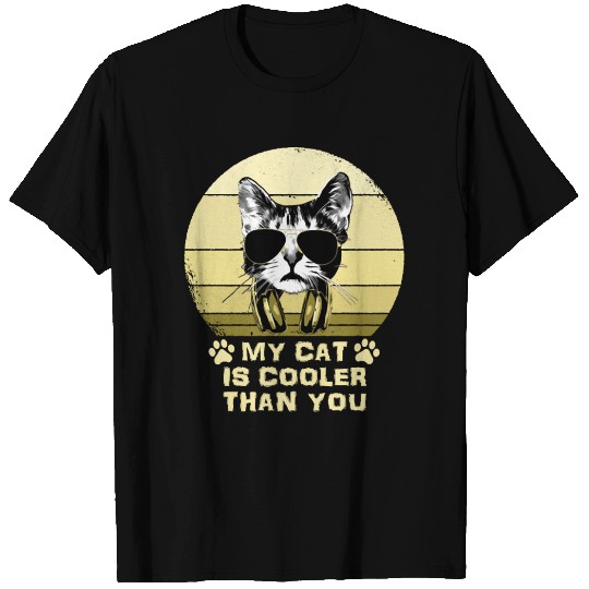 My Cat Is Cooler Than You Bling T Shirts