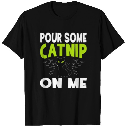 Cute Halloween Cat Catnip Pun T Shirts
