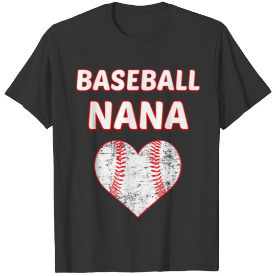 Baseball Nana Baseball Player Baseball Lover T Shirts