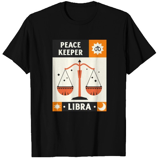 Peace Keeper Libra Design T Shirts