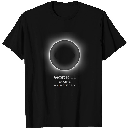 2024 Morkill Maine Eclipse Souvenir Memento April T Shirts