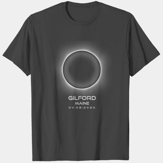 2024 Gilford Maine Eclipse Souvenir Memento April T Shirts