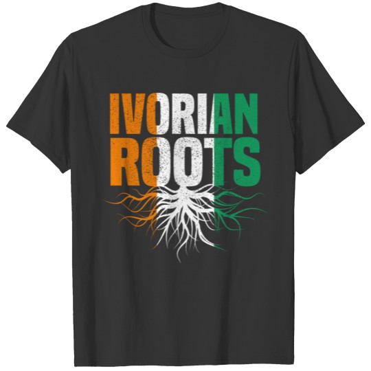 Ivorian Roots Ivory Coast Flag T Shirts