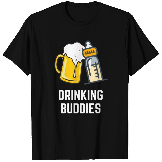 Drinking Buddies Dad Son Desgin T Shirts
