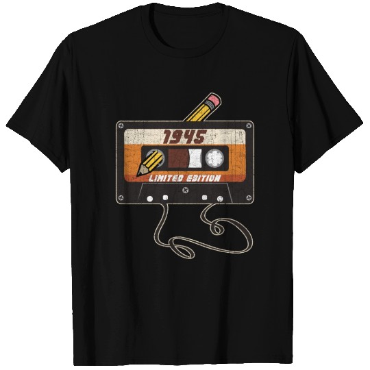 1945 Limited Edition Cassette Tape Vintage Style T Shirts