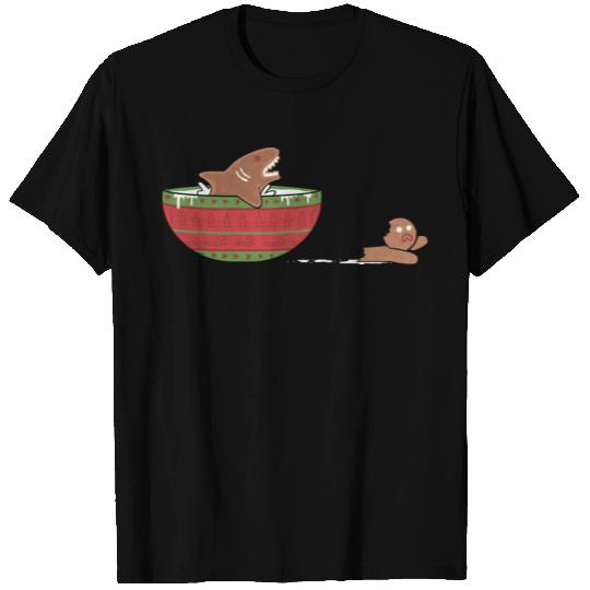 Gingerbread Jaws cute T Shirts