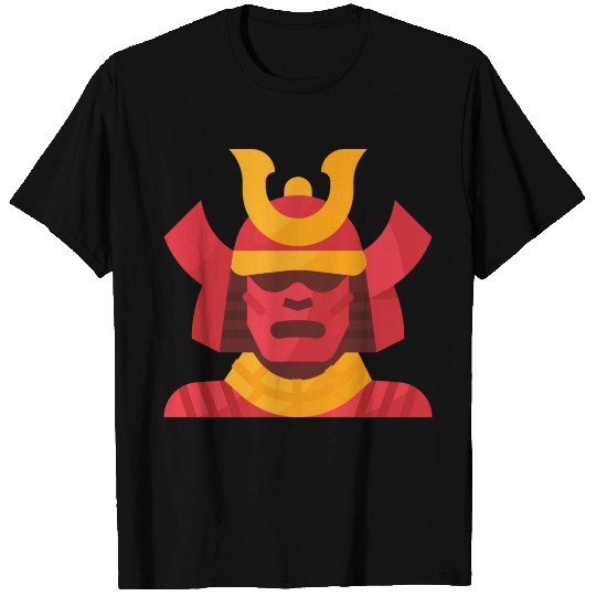 Red Samurai Helmet T Shirts