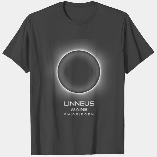 2024 Linneus Maine Eclipse Souvenir Memento April T Shirts