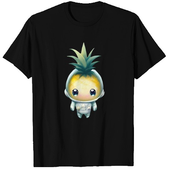 Kawaii astronauts pineapple T Shirts