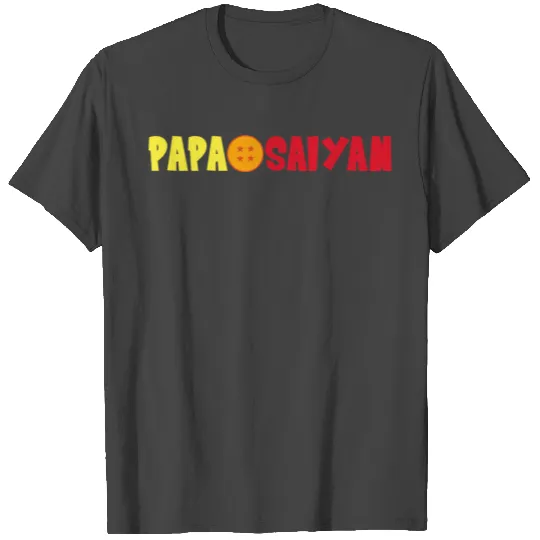 Papa Saiyan Dragon Ball family matching T Shirts