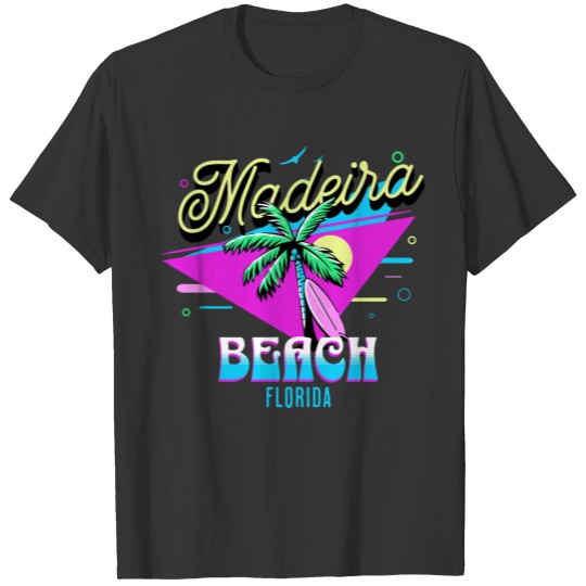 Vintage Madeira Beach Florida Palm Trees FL Retro T Shirts