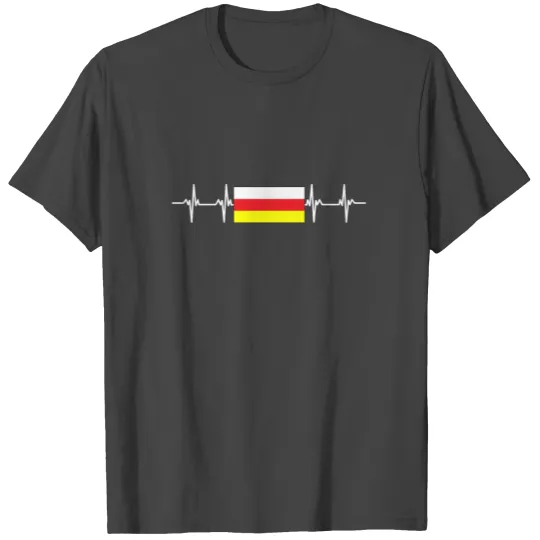 Russian Flag - North Ossetia-Alania T Shirts